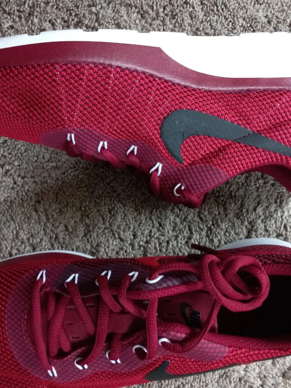 Nike Mens Tanjun Racer Team Red/Black/Gym Red/White 10 D (M)